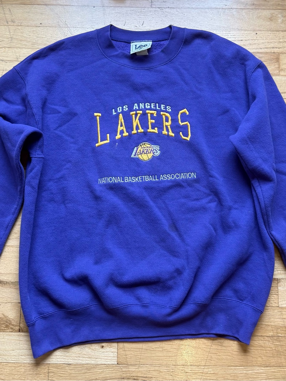 Vintage Los Angeles Lakers Purple Crewneck Sweatshirt